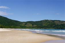 Brasil, Ilha Grande, playas de Palma y Lopes Mendez