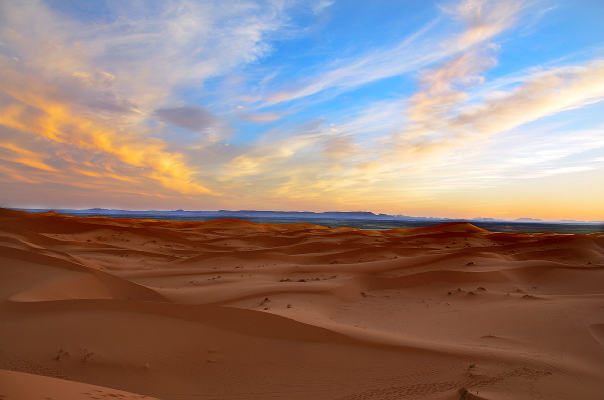 Erg Chebbi - Atardecer