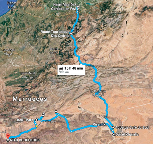 Fez, Ifrane, Azrú, Merzouga