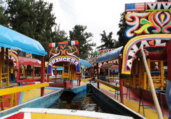Mxico DF - Xochimilco - Canales y Trajineras