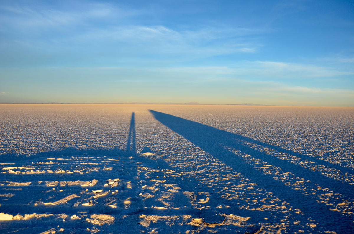 Atardecer en el Salar de Uyuni