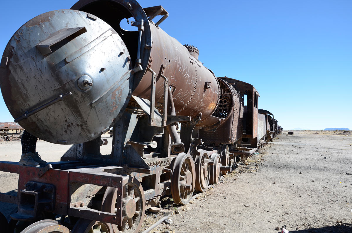 Uyuni, cementerio de trenes