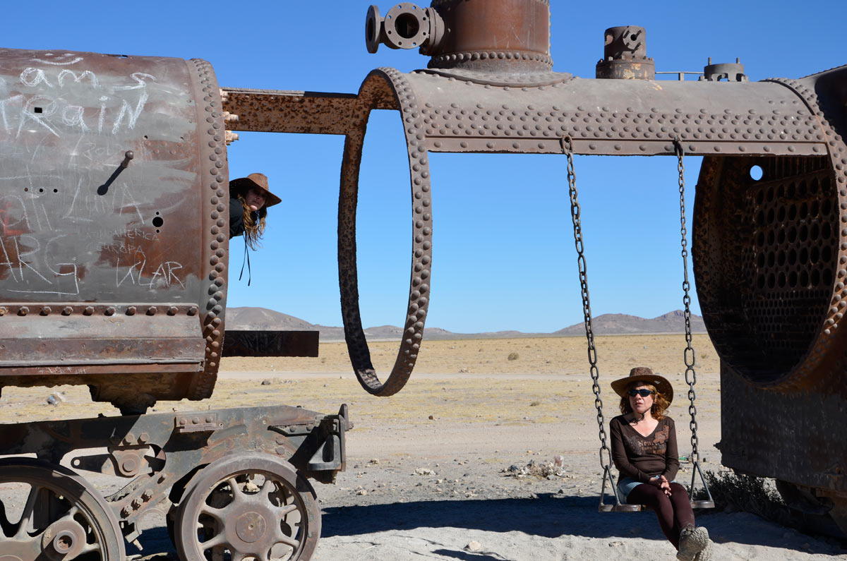 Uyuni, cementerio de trenes