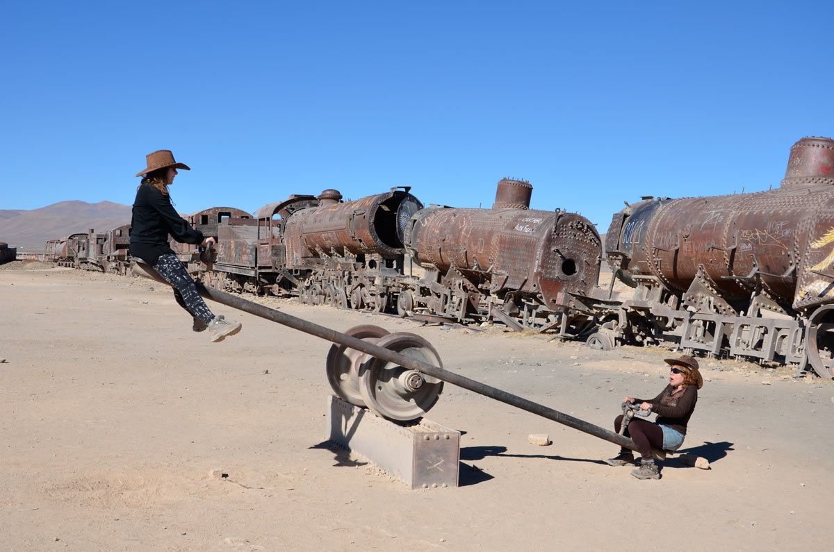 Uyuni, cementerio de trenes