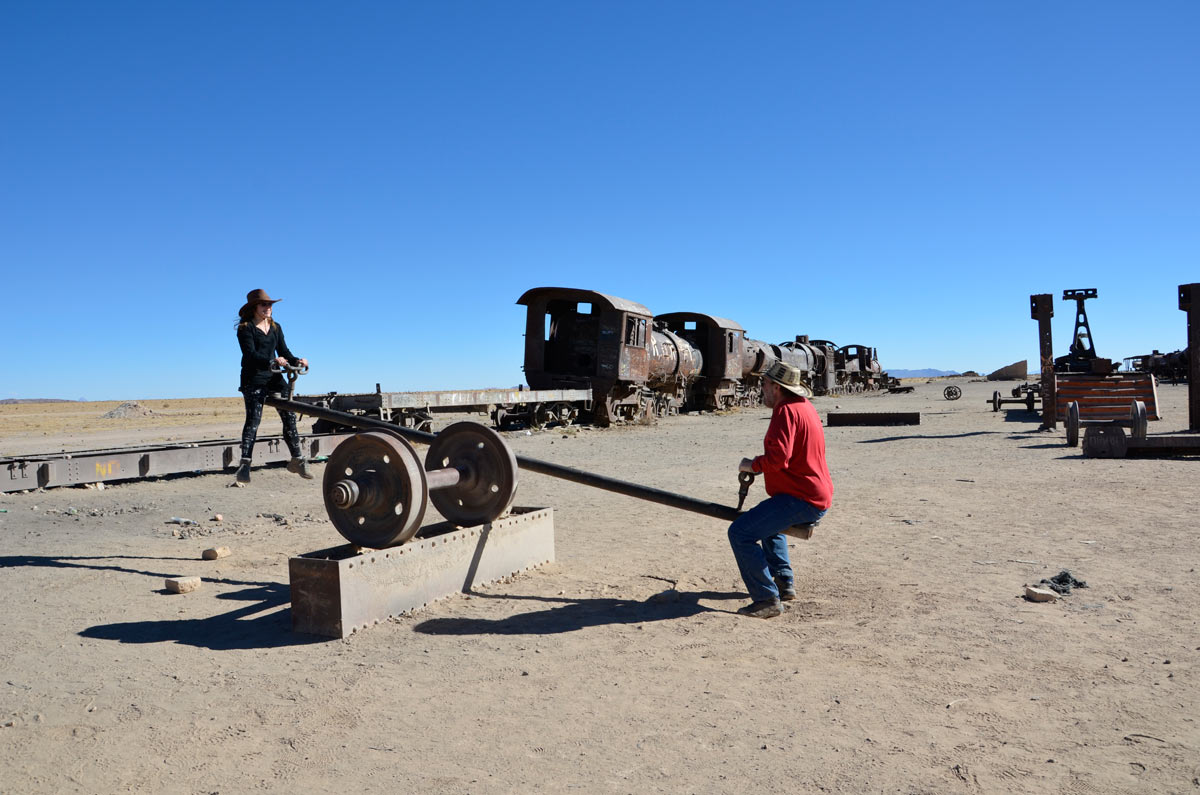 Uyuni, cementerio de trenes