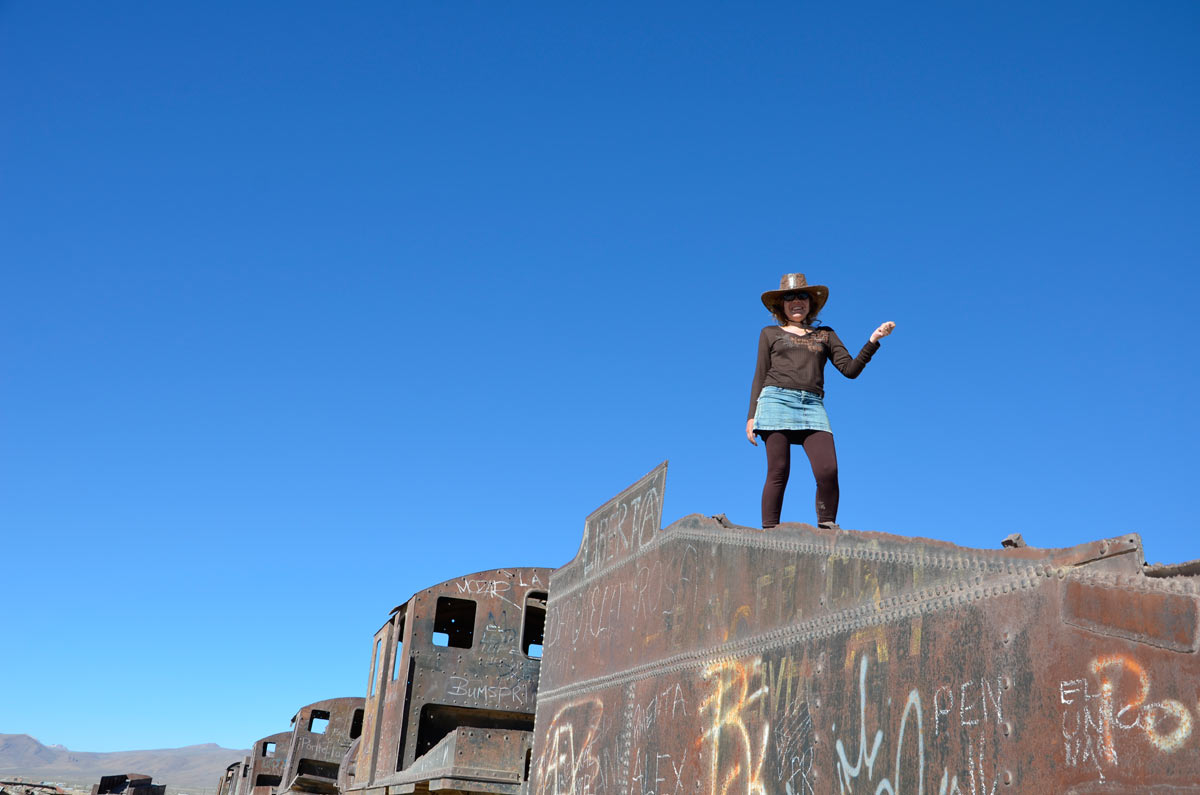 Uyuni, cementerio de trenes